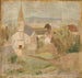 Landscape with a Little Dog La Comelle - Tadeusz Makowski — artwork view