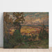 Reproduction of the painting Landscape painting with a village. Study of northern Norway - Anna Boberg