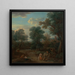 Classic Morning Landscape Painting - John Wootton — framed artwork on a wall