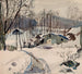 Paisaje de invierno en Pressbaum - Oskar Laske — vista de la obra