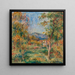 Paisaje de Cagnes - Pierre-Auguste Renoir — cuadro enmarcado en la pared