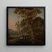 South Evening Landscape Painting - Joris van der Haagen — framed artwork on a wall
