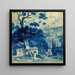Spanish landscape - Georges Gaudion — framed artwork on a wall