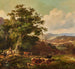 Paisaje extenso con ganado - Francis Daniel Devlan — vista de la obra