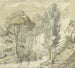 Paisaje forestal con una colina a la derecha y en medio del agua - Elias van Nijmegen — vista de la obra