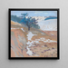 Winter Landscape Painting - Hugo Baar — framed artwork on a wall