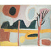 Reproduction of the painting Stylized landscape painting with a tree - Sasza Blonder