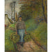 Reproduction of the painting Country scene painting featuring two haystacks - Camille Pissarro