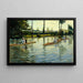 Reproduction of the painting Parisian Piers on the Yerres - Gustave Caillebotte