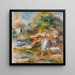 Fisherwomen La Ligne - Pierre-Auguste Renoir — framed artwork on a wall
