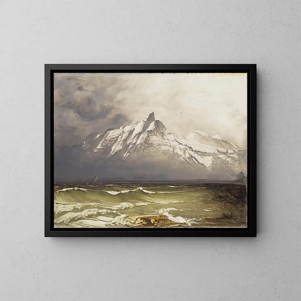 del Nordland - Peder Balke — cuadro enmarcado en la pared