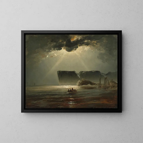 del Cabo Norte - Peder Balke — cuadro enmarcado en la pared