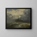 Marino - Peder Balke — cuadro enmarcado en la pared