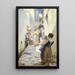 Una calle en Torello Italia - Peder Severin Krøyer — cuadro enmarcado en la pared