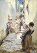 Una calle en Torello Italia - Peder Severin Krøyer — vista de la obra