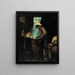 Hatmakers in an Italian Village - Peder Severin Krøyer — framed artwork on a wall