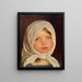 Niña pequeña de Hornbæk - Peder Severin Krøyer — cuadro enmarcado en la pared