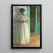 Retrato de Marie Krøyer - Peder Severin Krøyer — cuadro enmarcado en la pared