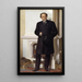 Portrait of the architect F. Meldahl - Peder Severin Krøyer — framed artwork on a wall