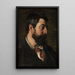Portrait of the French painter Alfred Guillou - Peder Severin Krøyer — framed artwork on a wall
