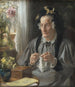 retrato de la presidenta de la conferencia, S. A. Casse f. Engelbreth - Peder Severin Krøyer — vista de la obra