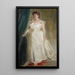 retrato de la condesa Lillie Suzanne Raben-Levetzau - Peder Severin Krøyer — cuadro enmarcado en la pared