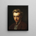 Retrato del pintor Frans Schwartz - Peder Severin Krøyer — cuadro enmarcado en la pared