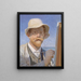 Autorretrato - Peder Severin Krøyer — cuadro enmarcado en la pared