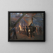 La fundición de hierro Burmeister y Wain - Peder Severin Krøyer — cuadro enmarcado en la pared