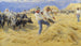 Battage dans les Abruzzes, Civita d'Antino - Peder Severin Krøyer — vista de la obra