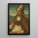 Portrait of Pope Sixtus IV della Rovere - Pedro Berruguete — framed artwork on a wall