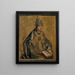 Saint Gregory the Pope - Pedro Berruguete — framed artwork on a wall