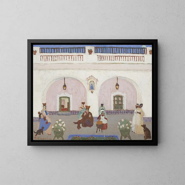 Pâte de coing - Pedro Figari — cuadro enmarcado en la pared