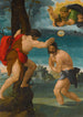 El bautismo de Cristo - Pedro Machuca — vista de la obra