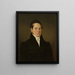 Retrato de Carl Johann Lorentz - Pehr Berggren — cuadro enmarcado en la pared