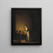 Kitchen scene - Pehr Hilleström — framed artwork on a wall