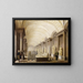 La Galería de las Musas en el Museo Real del Palacio Real de Estocolmo - Pehr Hilleström — cuadro enmarcado en la pared