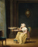 El bobinador de lana - Pehr Hilleström — vista de la obra
