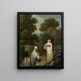 Pehr Hillestrm - Two MaidServants at a Brook.webp