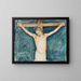 Crucifixión - Pekka Halonen — cuadro enmarcado en la pared