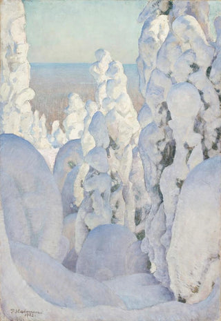 Pekka Halonen - Winter Landscape Kinahmi.webp