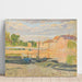 Reproducción del cuadro Péniches au Bord de la Marne - Henri Lebasque