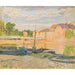 Reproducción del cuadro Péniches au Bord de la Marne - Henri Lebasque