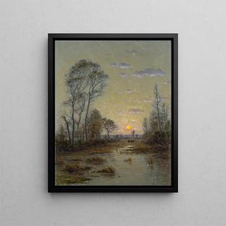 Per Ekstrm - Two Cows in an Evening Landscape.webp