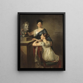 Per Krafft the Younger - The Demoiselles Charlotte Jeanette and Anne Sofie Laurent.webp