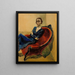 L'actrice - Per Krohg — cuadro enmarcado en la pared