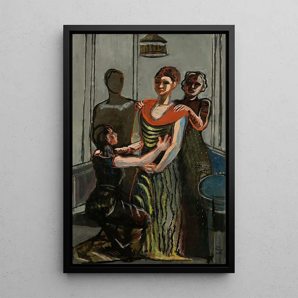 Vidente - Per Krohg — cuadro enmarcado en la pared