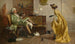 Peg Woffington visiting an eccentric cat lover - Percy Thomas Macquoid — artwork view