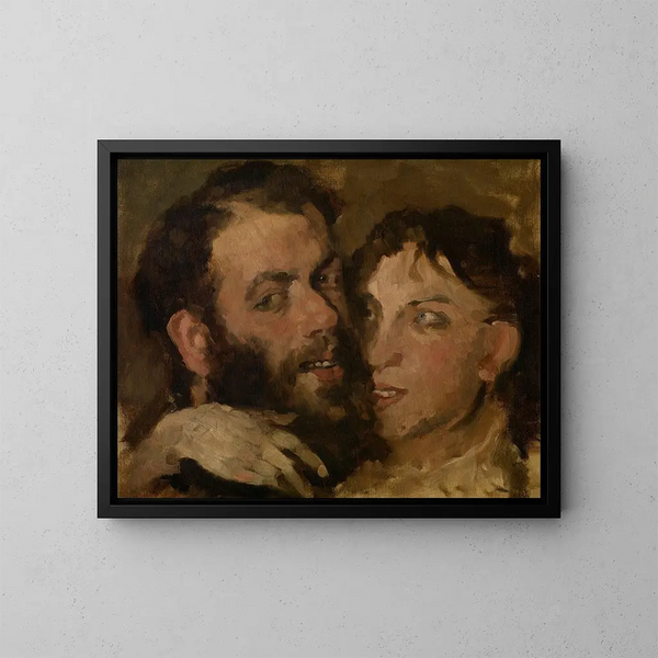 Reconciliación - Pericles Pantazis — cuadro enmarcado en la pared