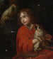 Perroquet observant un garçon tenant un singe - Jacob Van Oost — vista de la obra